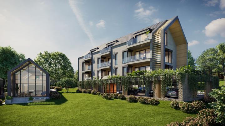 Kertoldali nézet a kerti pavilonnal